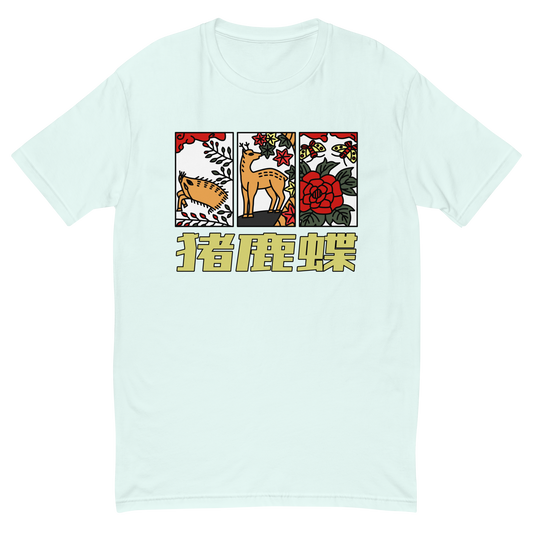 [Hanafuda] T-Shirt Modern Boar Butterfly (Nam)